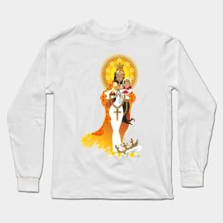La Virgen de la Caridad del Cobre Long Sleeve T-Shirt
